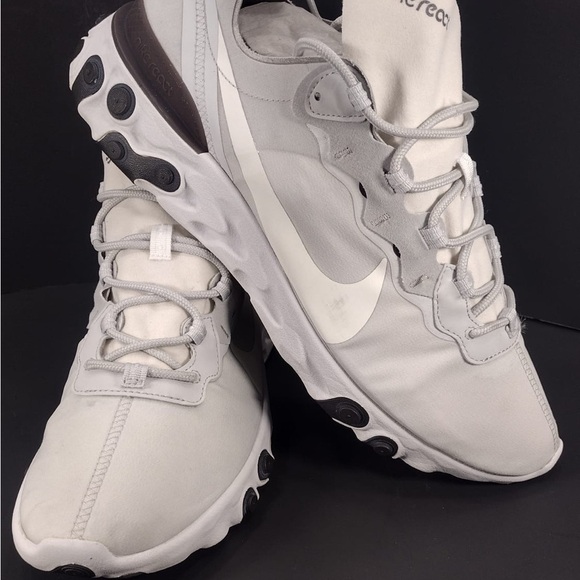 Nike React Men's Gray Sneakers size 13 pre owned Exellent condition - Picture 4 of 5